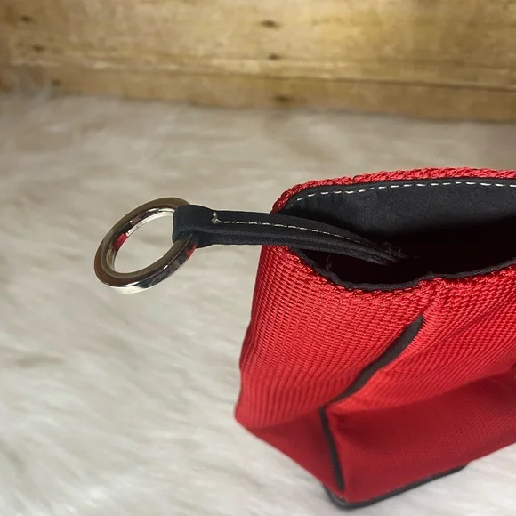 The Sak Red Black Fabric Tote Shoulder Bag Purse - Picture 14 of 14